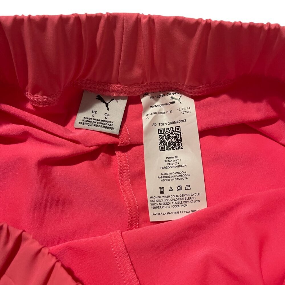 PUMA skirt-short set for girls, size L in pink and beige. Made in Cambodia. - Picture 5 of 6